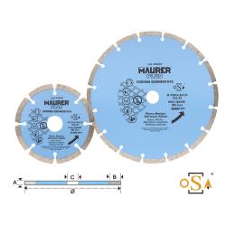 MAURER PLUS DISCO DIAMANTATO CORONA SEGMENT MPLUS 115MM