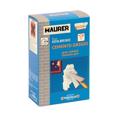 MAURER EDILBRIKO CEMENTO GRIGIO KG.1