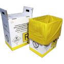 CONTENITORE RIFIUTI INFET CARTONE BIANCO 60L