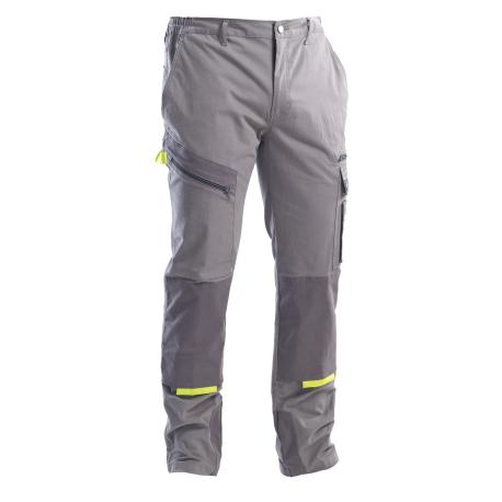 PANTALONE POWERFUL STRETCH GRIGIO CHIARO XL