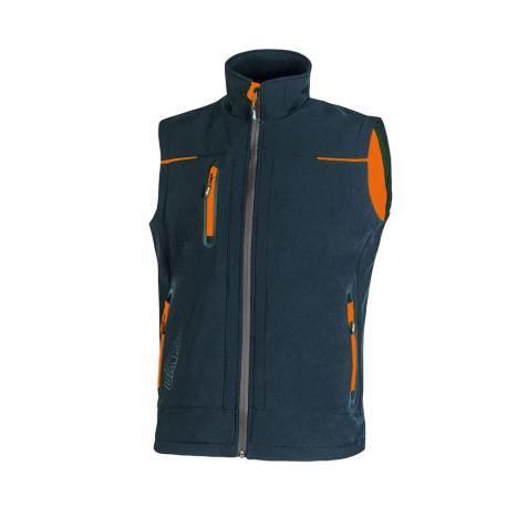 U-POWER GILET SOFTSHELL UNIVERSE U-POWER NERO/GIAL S