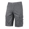 U-POWER BERMUDA COTONE TASC SUMMER U-POWER GRIGIO M