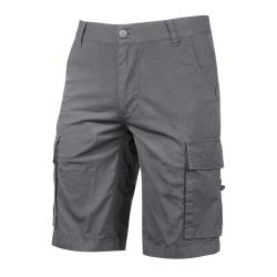 U-POWER BERMUDA COTONE TASC SUMMER U-POWER GRIGIO L