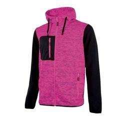 U-POWER FELPA DONNA FULLZIP RAINBOW U-POWER FUCSIA S