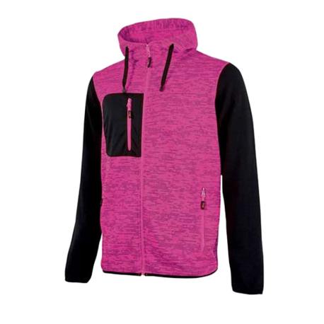 U-POWER FELPA DONNA FULLZIP RAINBOW U-POWER FUCSIA S