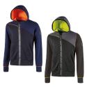 U-POWER FELPA FULL ZIP UPOWER C/CAPP JUPITER BLU M