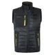 U-POWER GILET FULL ZIP WALL U-POWER NERO/GIALLO M