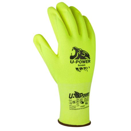 U-POWER GUANTO ICON U-POWER GIALLO FLUO TG 9