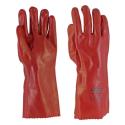 MAURER GUANTI PVC ROSSO ANTIACIDO MAURER CM35 TG10