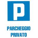 CARTELLO PVC PARCHEGGIO PRIVATO 30X20 1818