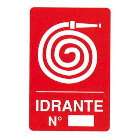 CARTELLO PVC IDRANTE 30X20 1819