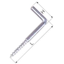 RAMPINO DIRITTO VITE FERRO ZINC 22X 80 |%