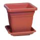 VASO QUADRO TERRACOTTA CM.40X40X36