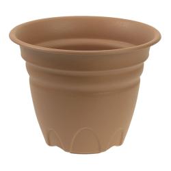 TONTARELLI VASO TONDO TULLIPAN MARRONE 30CM