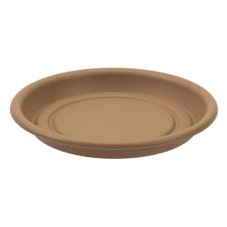 TONTARELLI SOTTOVASO TONDO TULLIPAN MARRONE X VASO 20CM