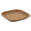 TONTARELLI SOTTOVASO QUADRO TULLIPAN MARRONE X VASO 20CM