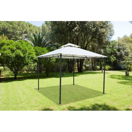 PAPILLON GAZEBO FALESIA ACC GRIG-TELO BEIGE 3X3XH2.6M