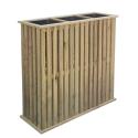 PAPILLON FIORIERA VERTIC LEGNO 3VASCA 33X91XH85CM