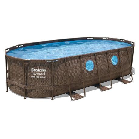 BESTWAY PISCINA OVAL PIETRAG 13430L 549X274X122 56716