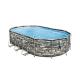 BESTWAY PISCINA OVAL PIETRA 20241L 610X366X122 56719