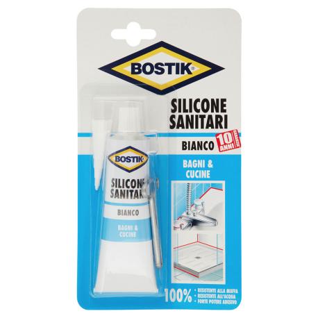 BOSTIK BOSTIK SILICONE SANITARI BIANCO BLISTER 60ML