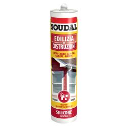 SOUDAL SILICONE NEUTRO EDILIZIA NERO 300ML