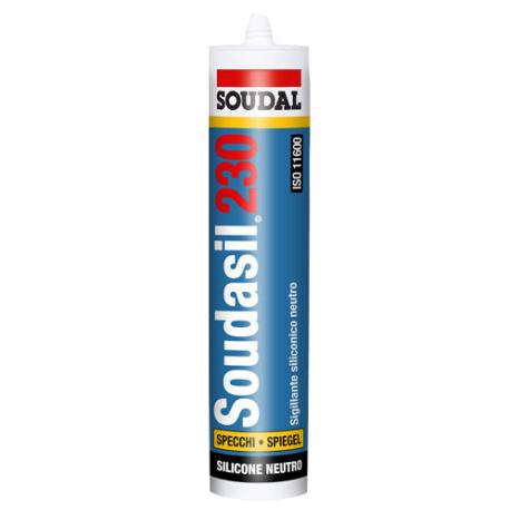 SOUDAL SIGILLANTE NEUTRO SOUDASIL 230 SPECCHI 310ML