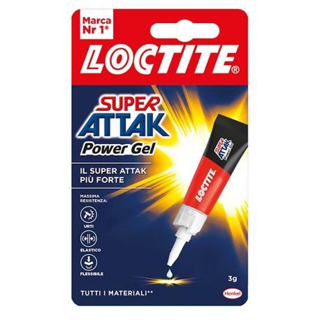 HENKEL ADESIVO SUPER ATTAK POWER GEL 3 G