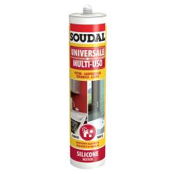 SOUDAL SILICONE ACETICO UNIVERS NERO 280ML