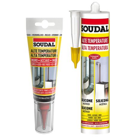 SOUDAL SIGILLANTE MASTICE REFRAT 1500G GRIGSCU 290ML