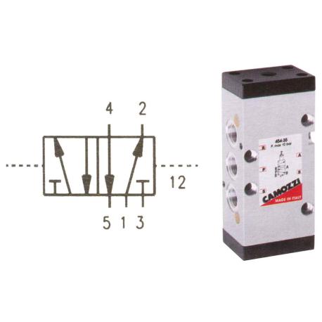 VALVOLA 454-33 COM.PNEU-5 VIE-A.C. 1/4