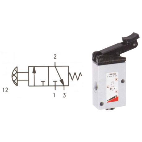 VALVOLA 138-935 COM.TASTO-3 VIE-N.C. 1/8