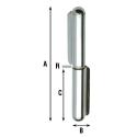 ALDEGHI CERN SALD PERN FISS 60x15x27 INOX/1223IN 1223IN06