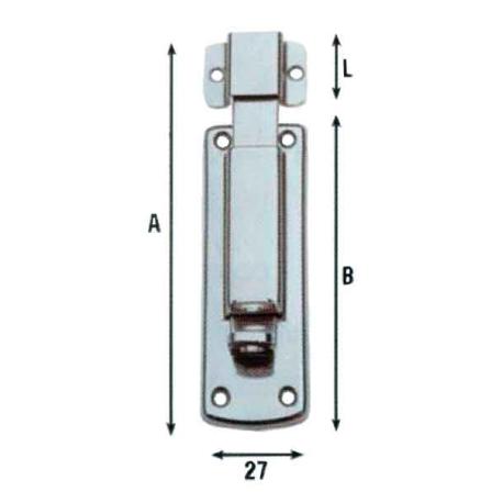 ALDEGHI CATEN P/LUC EXT LEGG100-18X27 INOX/214IN 214IN10