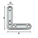 ALDEGHI ANGOLI RINF LEGG 40X40X15 INOX /153IN 153IN44