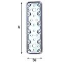 ALDEGHI GIUNZ PES DIR STAM 80X50 INOX /770IN 770IN08