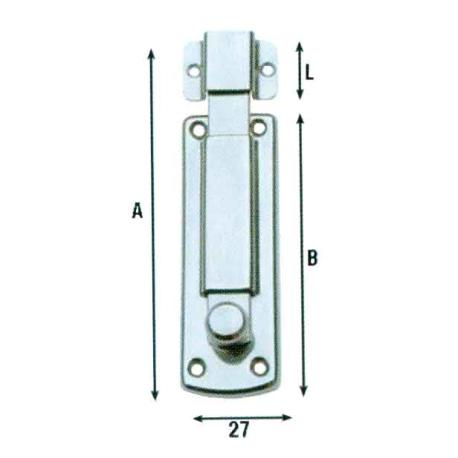 ALDEGHI CATEN TRASV EXT LEGG 85-18X27 INOX/212IN 212IN08