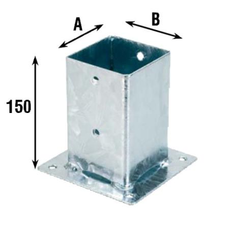 ALDEGHI SUPP X PILAS QUADR AVV 101X101X150 ZF /799