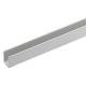 PROFILO CANALINO U ALU ARGENTO 10X20MM 2MT