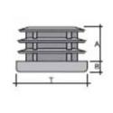 PUNTALE X INTERNO RETTANGO.ALET.MM 10X20!PR% - A=mm.15 - B=mm.5