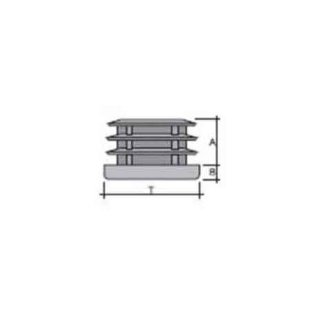 PUNTALE X INTERNO RETTANGO.ALET.MM 15X30!PR% - A=mm.12 - B=mm.5