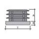 PUNTALE X INTERNO RETTANGO.ALET.MM50X100!PR% - A=mm.23 - B=mm.6