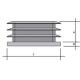 PUNTALE X INTERNO QUADRO ALETT. MM100X100 |% - A=mm.30 - B=mm.6