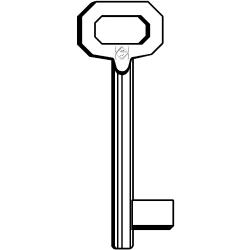 SILCA SILCA 5010 CHIAVE PATENT PASPAR MP-PERINO |% 5010 - per serrature MP-PERINO