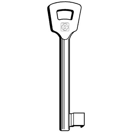 SILCA SILCA 7NFHL CHIAVE PATENT GHISA NEMEF |% 7NFHL - per serrature NEMEF