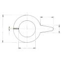 GUARNIZIONE GOMMA INTERFLANGIA TEXMART DN 40 - DN 40