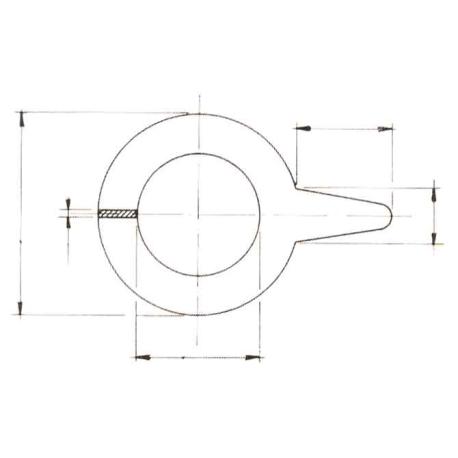 GUARNIZIONE GOMMA INTERFLANGIA TEXMART DN125 - DN 125