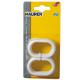 MAURER GANCI PLASTICA TENDE DOCCIA OVALE BIANCO 12PZ