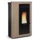 EXTRAFLAME STUFA PELLET EFLAME ANNABELLA CANALIZ NERA