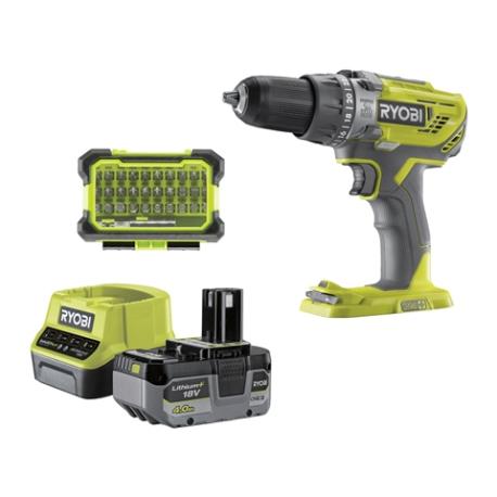 RYOBI TRAPANO PERC.RYOBI 18V R18PD3-140SA 1X4.0AH R18PD3-140SA